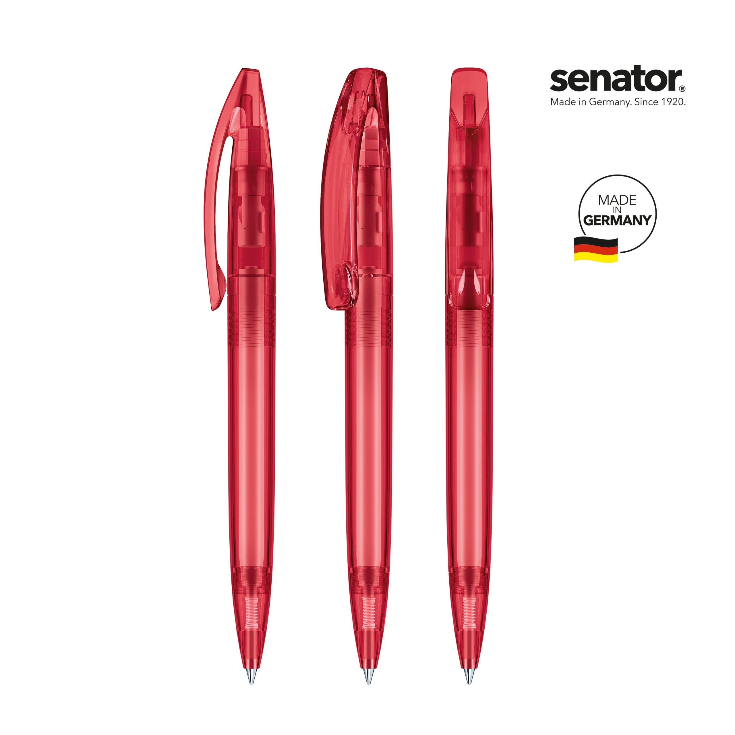 Senator Bridge Clear Plastic Ballpen 7