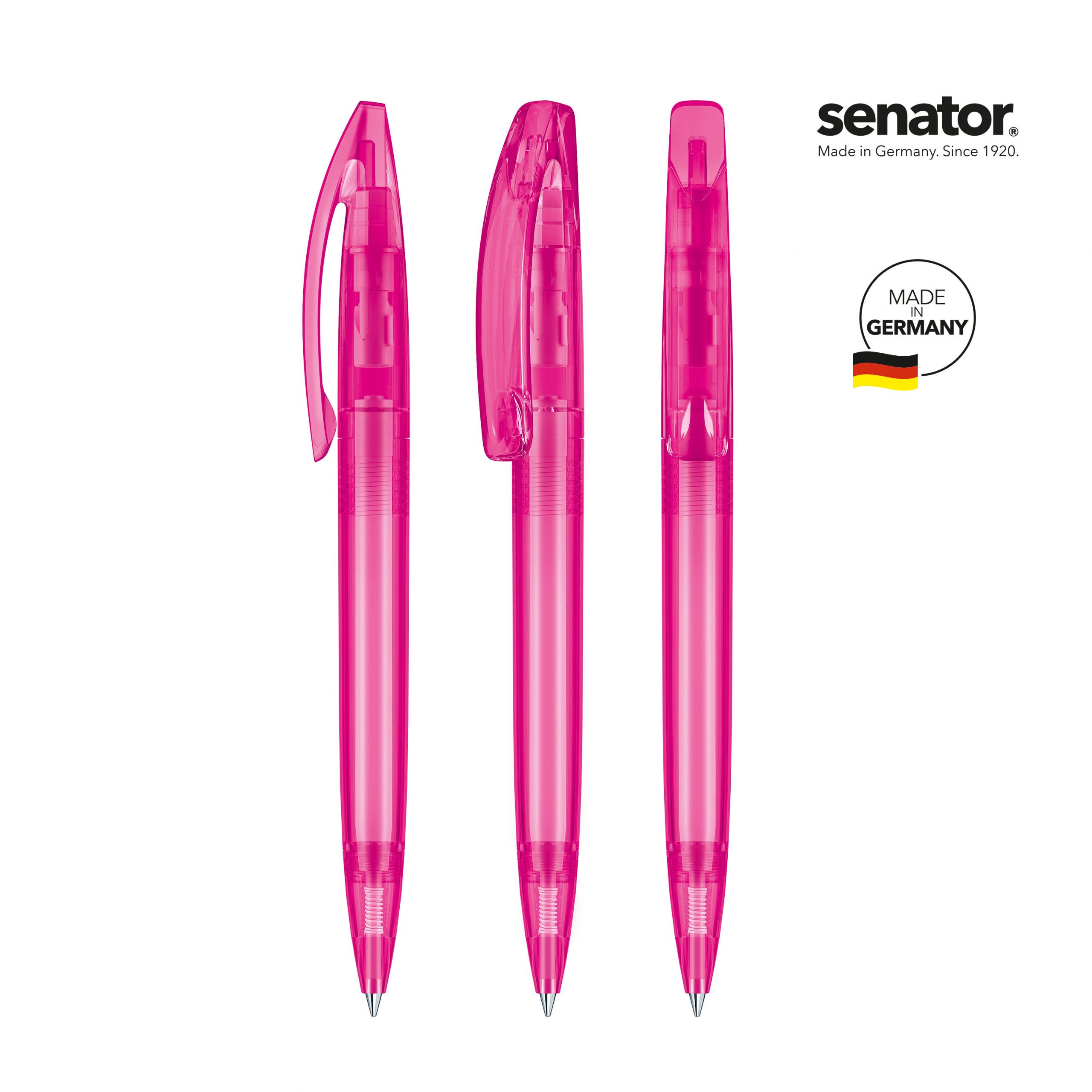 Senator Bridge Clear Plastic Ballpen 8