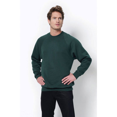 Sg Men Raglan Sleeve Crew Neck Sweatshirt
