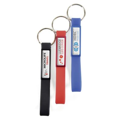 Silicone Domed Keyring
