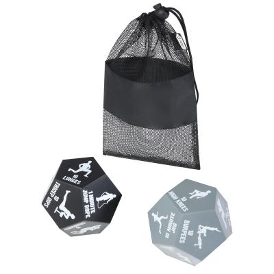 Simmons 2 Piece Fitness Dice Game Set In Recycled Pet Pouch