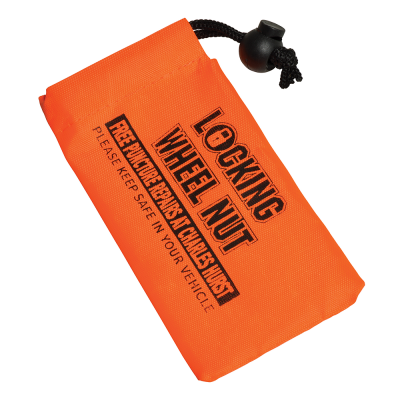Small Locking Wheel Nut Bag 120x60mm 210d Polyester