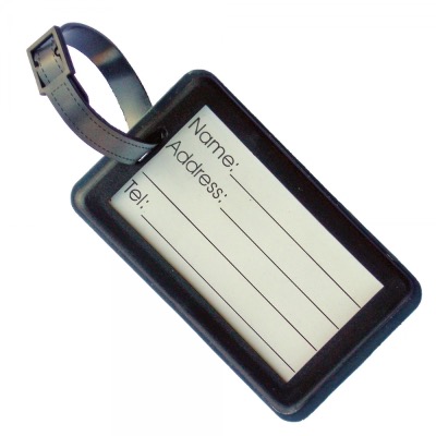 Soft Pvc Luggage Tag Small Soft Frame