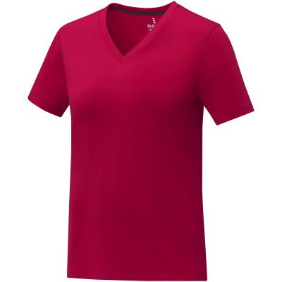 Somoto Short Sleeve Women V Neck T Shirt