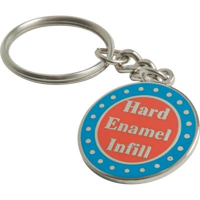 Stamped Hard Enamel Keychain 50mm