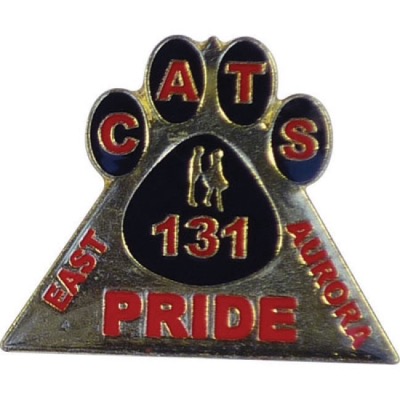 Stamped Iron Soft Enamel Metal Badge 30mm