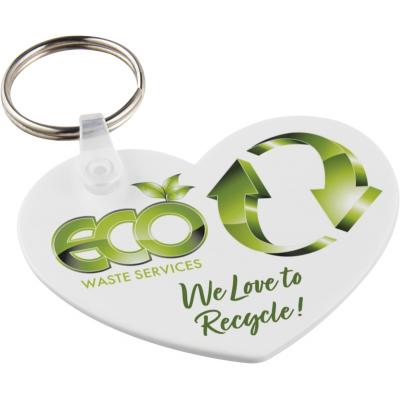 Tait Heart Shaped Recycled Keychain