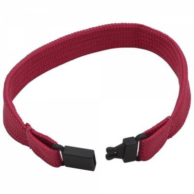 Tubular Polyester Wristband With Plastic Fastener