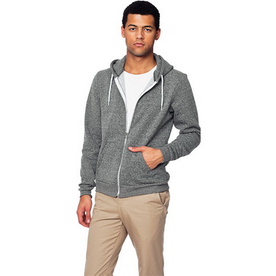 Unisex Salt And Pepper Zip Hoodie