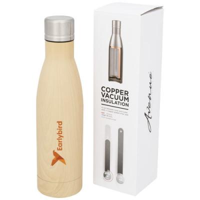 Vasa 500 Ml Wood Look Copper Vacuum Insulated Bottle