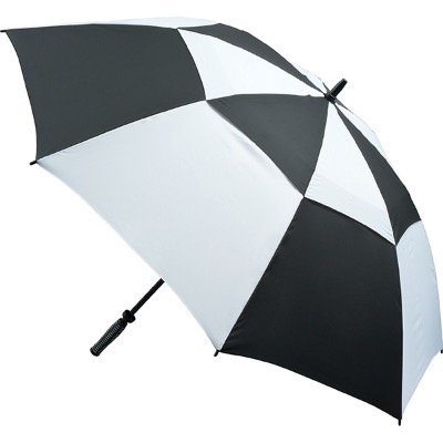 Vented Golf Umbrella Black And White