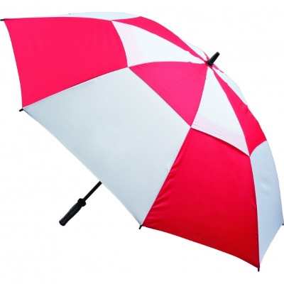 Vented Golf Umbrella Red And White