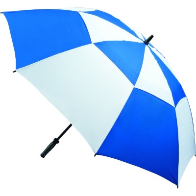 Vented Golf Umbrella Royal And White