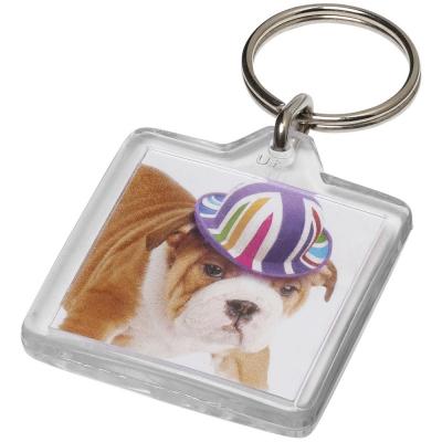 Vial Square Keychain