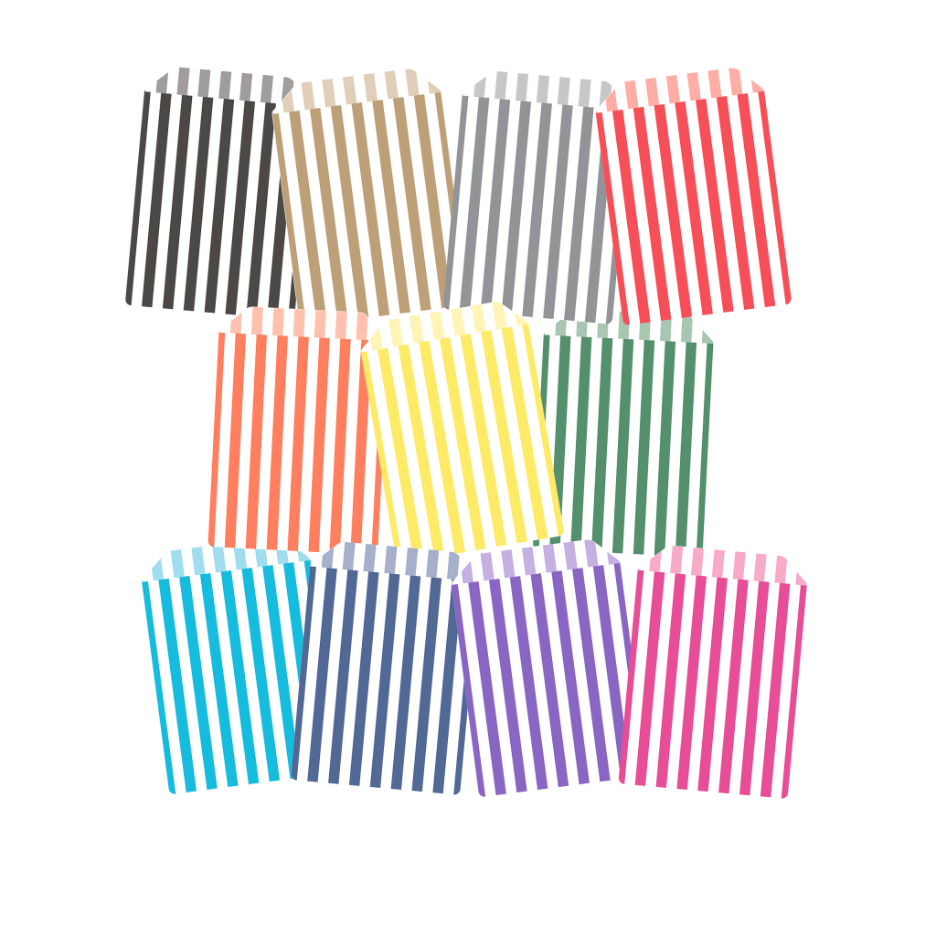 Winter Collection Candy Bag Party Props X6