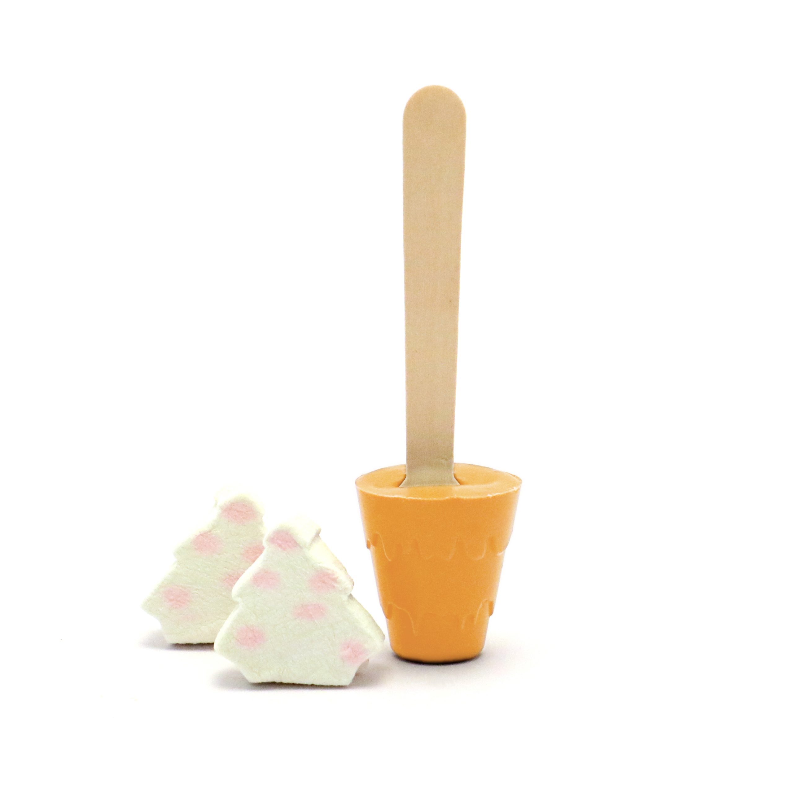 Winter Collection Eco Info Card Gold Hot Chocolate Spoon With Festive Marshmallows 2