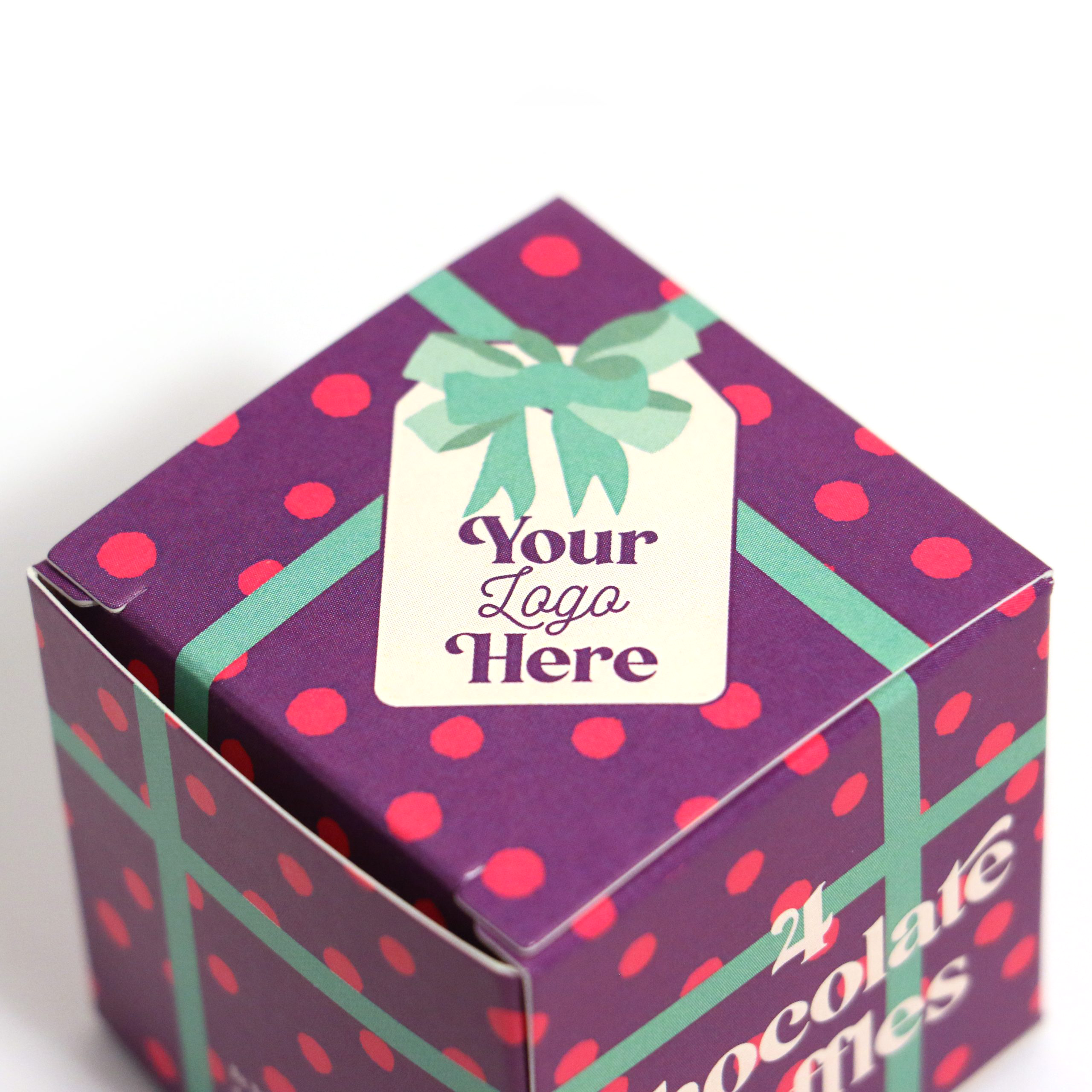 Winter Collection Eco Maxi Cube 4x Chocolate Truffles