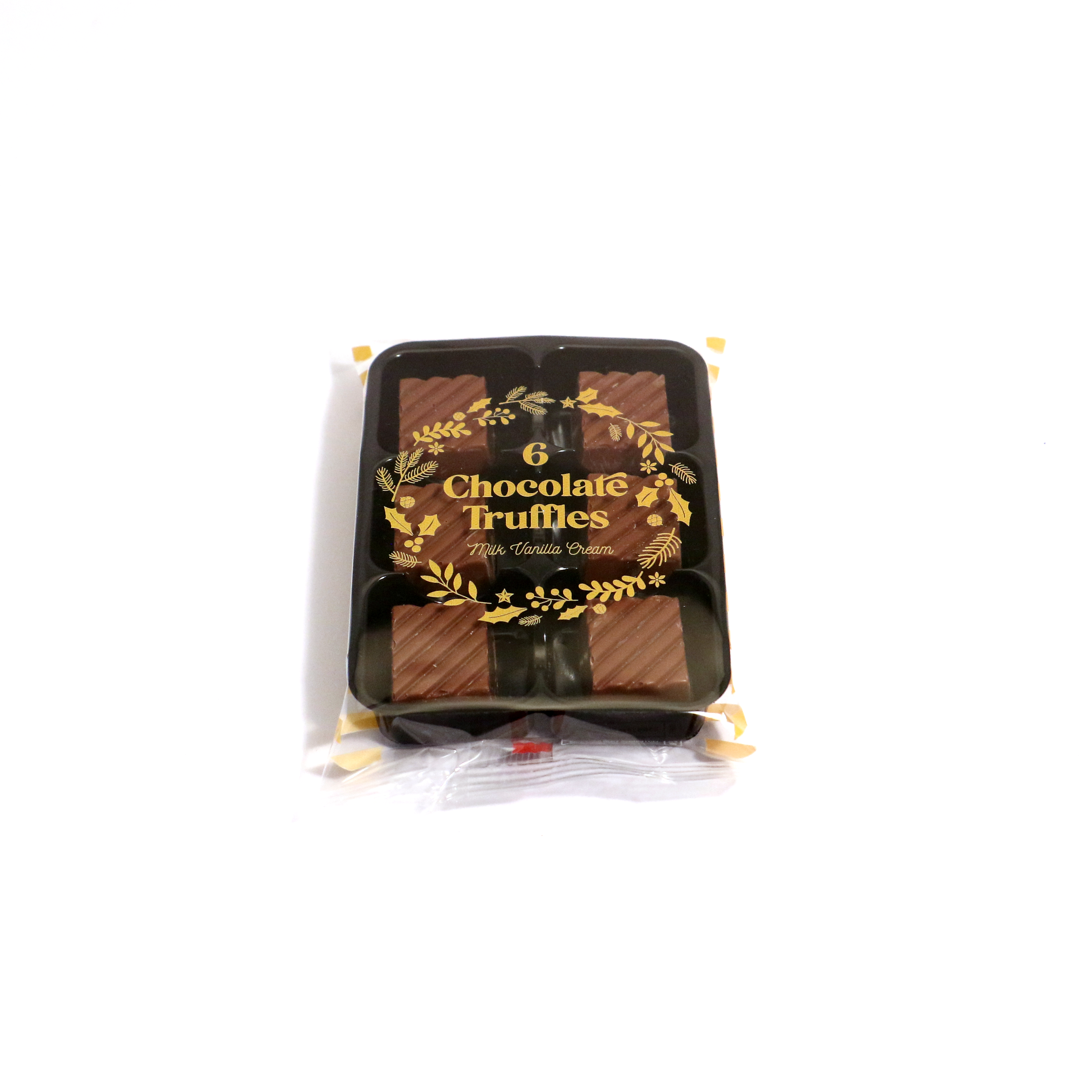 Winter Collection Flow Wrapped Tray Vanilla Cream X6 Chocolate Truffles 2