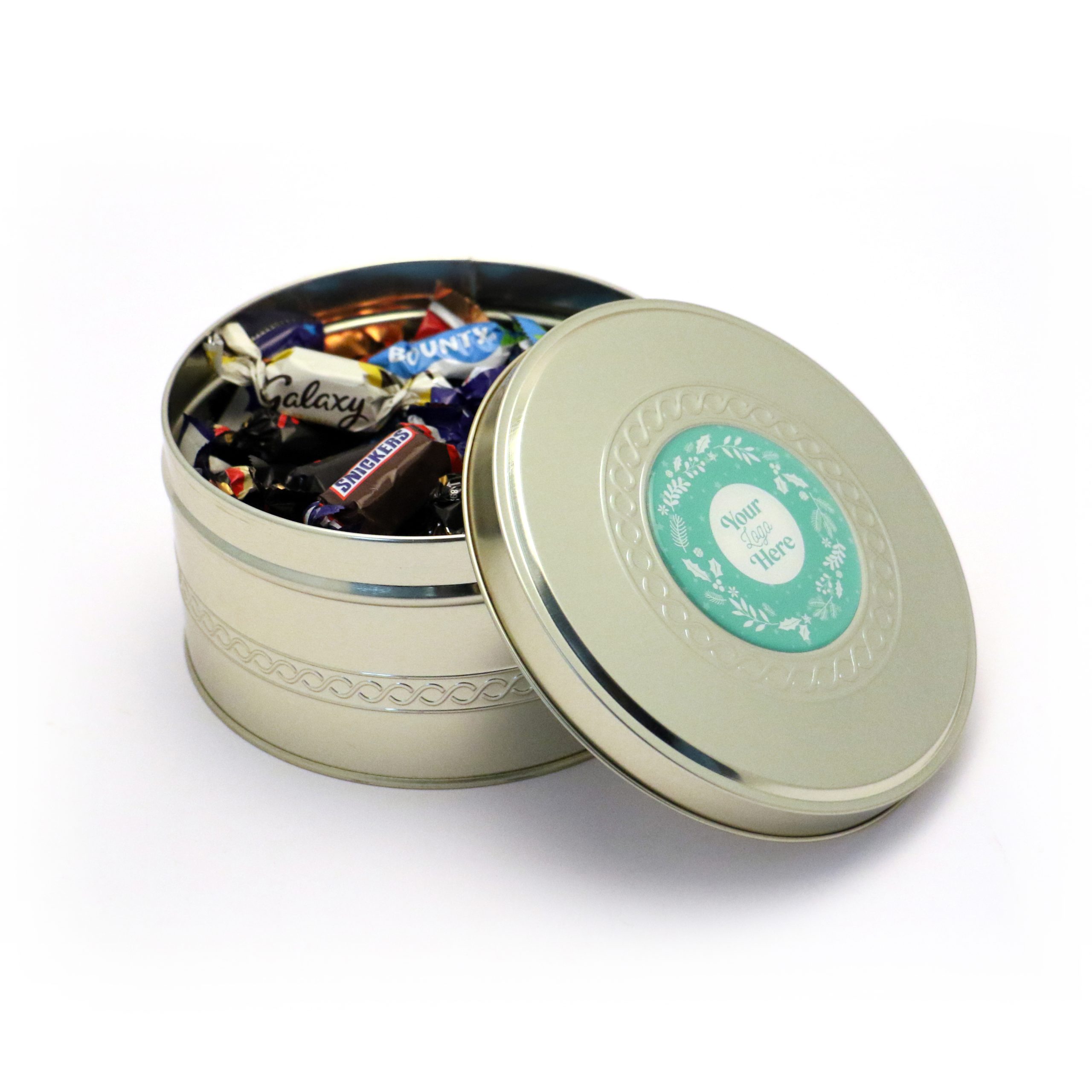 Winter Collection Gold Treat Tin Celebrations