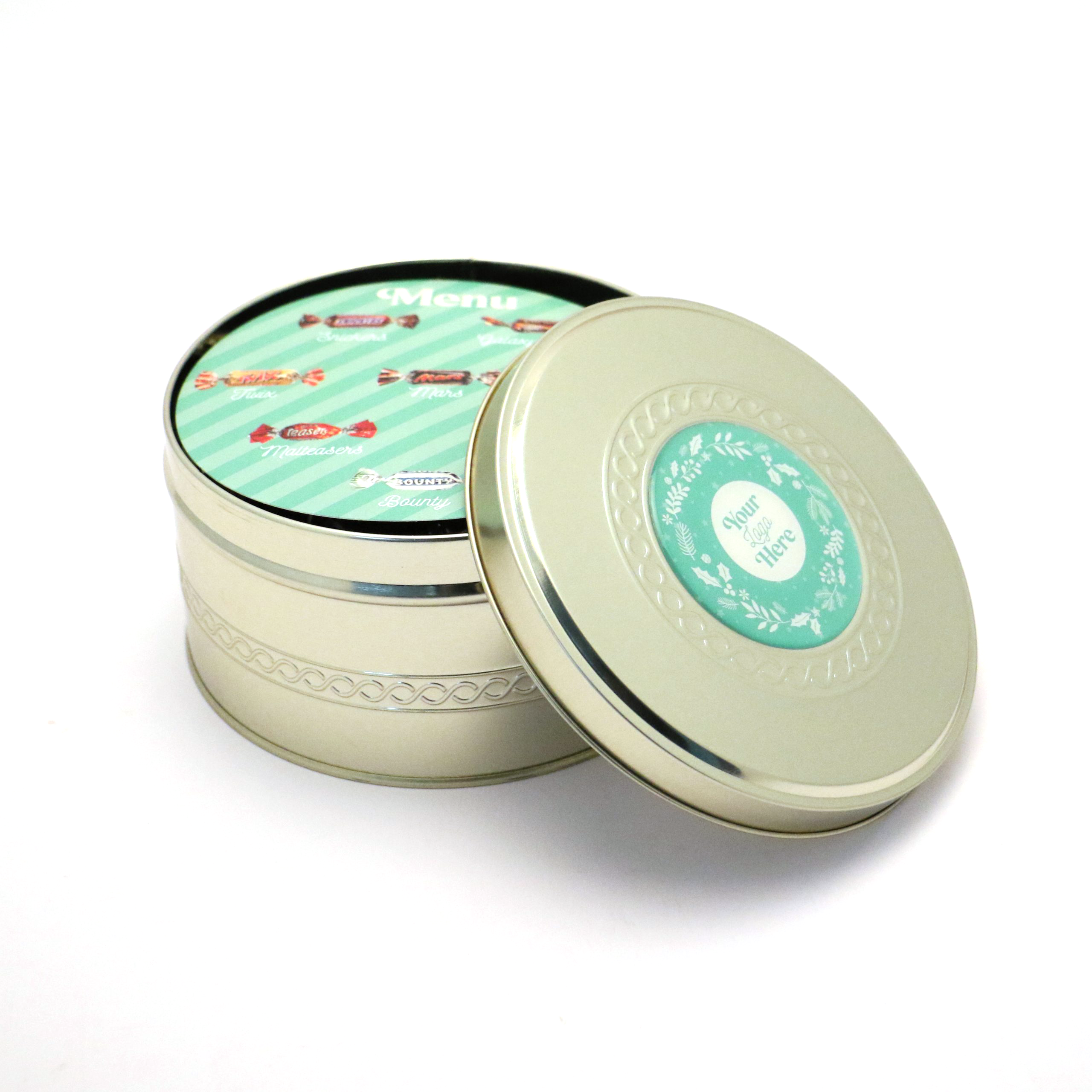Winter Collection Gold Treat Tin Celebrations