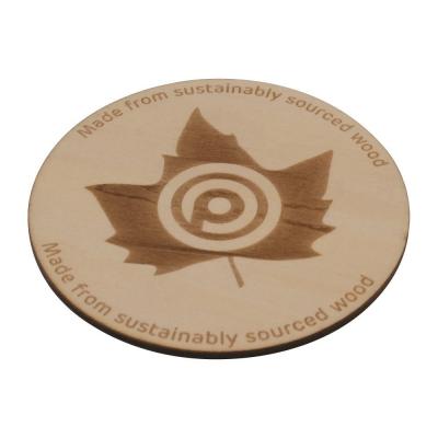 Wooden Coaster 100mm Diameter 3mm Thick