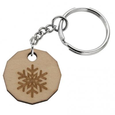 Wooden Keyring 30mm
