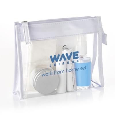 Work From Home Set In A White Trim Bag