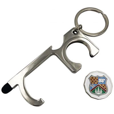 Zinc Alloy Door Opener With Trolley Coin